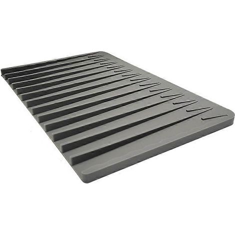 Große Silikon-Abtropfmatte 32,5 x 20 cm, hitzebeständig, rutschfest, ideal zum Schutz Ihrer Arbeitsplatte oder Spüle. (1/5)