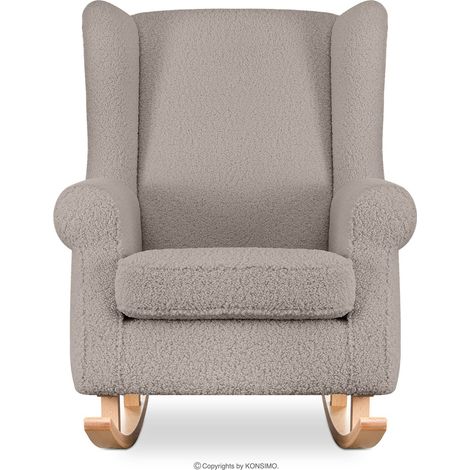 KONSIMO TULES Schaukelsessel, Beige (1/5)
