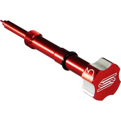 Vis de réglage du mélange Keihin rouge Scar racing