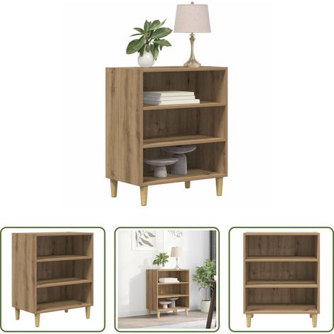 Holzwerkstoff - Sideboard Artisan-Eiche 57x35x75 cm Holzwerkstoff (1/5)