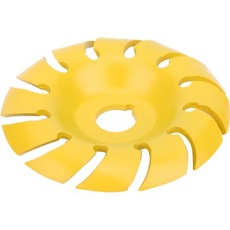 Holztrennscheibe Gelb 12 Zähne 90x16mm Schnitzscheibe für Winkelschleifer Holzbearbeitungswerkzeug (1/5)