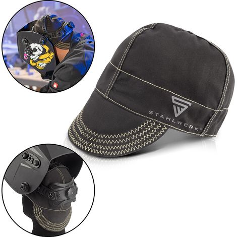 STAHLWERK Casquette de soudeur Vêtements de protection ignifugés pour le soudage (1/5)
