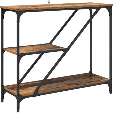 Table console Bois Ancien 88,5 x 30 x 75 cm Bois d'ingénierie CFW636726 (1/5)
