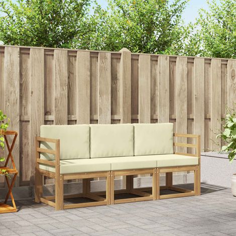 vidaXL Outdoor-Sofagarnitur 3 pcs (1/5)