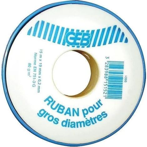 ptfe tape geb ptfe tape 19 mm 15 m