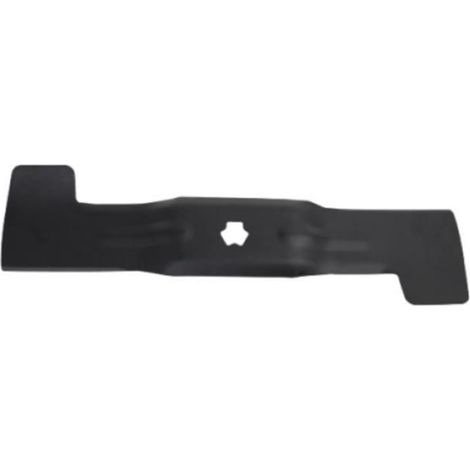 Couteau Tracteur 46 Cm Trou Étoile Gauche Pour Tondeuse À Bac De Ramassage Et Éjection Latérale Conduite À Droite ×1