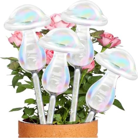 4 Pièces Boules d'Irrigation pour Plantes, Champignon Plantes,Bulbes d’Arrosage Automatique Dispositif D'irrigation, d'arrosage Plantes d'intérieur et d'extérieur - (1/5)