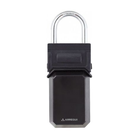 Arregui – Coffre-fort à clés extérieur avec cadenas à combinaison – Acier résistant aux intempéries – Dimensions 13,4x7x3,7cm – Pour sécurité voiture (1/3)