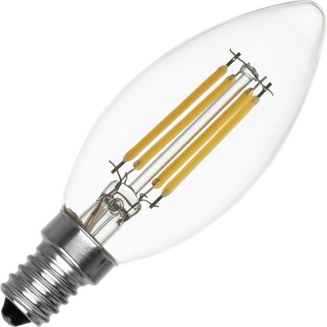 Ampoule LED Filament E14 6W 720 lm C35 Bougie No Flicker 2700K Blanc chaud - Ampoule LED Filament E14 6W 720 lm C35 Bougie No Flicker 2700K Blanc chaud