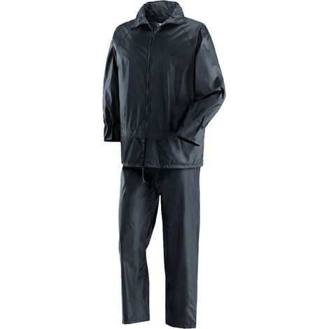 GIACCA E PANTALONE IMPERMEABILI 'NIAGARA' L  - NERI