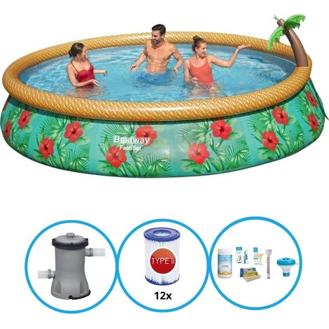 Bestway Bestway Fast Set Ronde - 457x84 cm - 4-pièces S22686 (1/5)