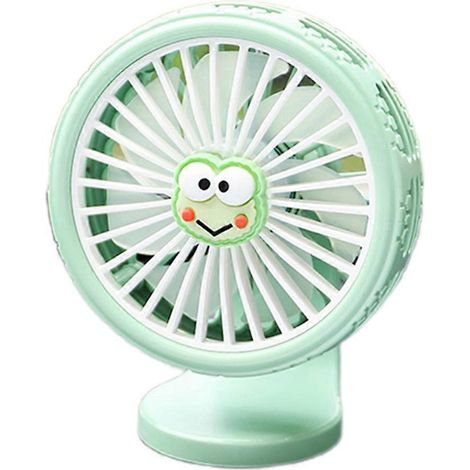 Mini ventilateur de table personnel rechargeable par USB, ventilateur de voiture durable à 3 vitesses (1/4)