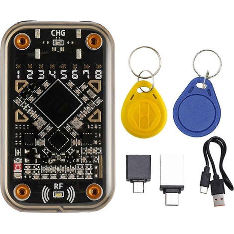 Chameleon Ultra UID/5200 RFID-Chip-Lesegerät + Schlüsselanhänger-Kontaktlos-Smartcard-Emulator 125 kHz 13,56 MHz Badge-Dekodierung (1/5)