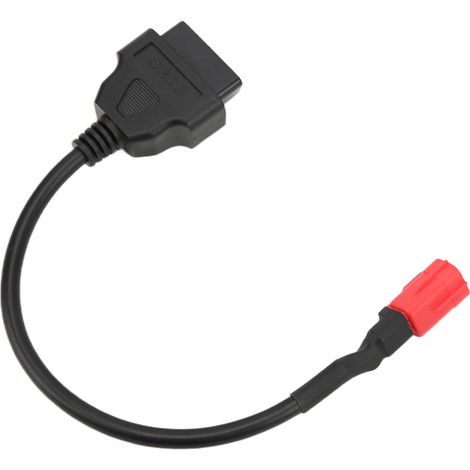 Câble OBD Adaptateur Connecteur 16Pin vers 6Pin pour Diagnostic Moto, Outil de Scannage Moteur, Connexion Fiable, Compatible Motocyclettes (1/5)