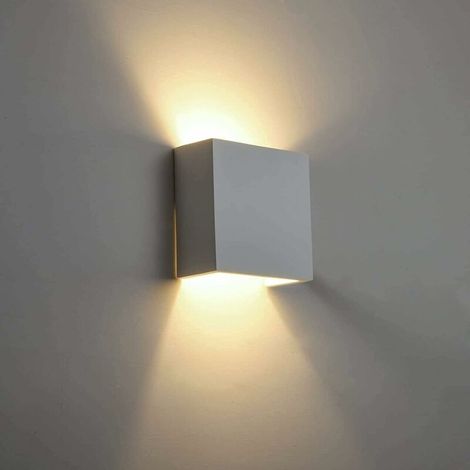 LED Wall Lights, Modern Indoor Wall Sconces 2 Pieces Lighting LED Wall Sconces 3000K Up and Down Wall Sconces for Living Room, Bedroom, Hallway