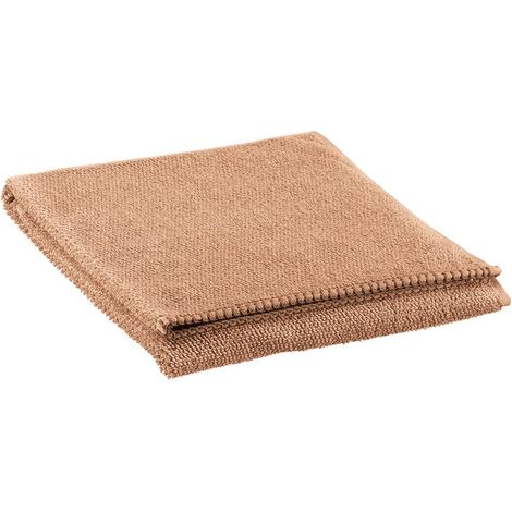 Serviette de toilette Latte essuie-mains pour salle de bain beige et marron 50 x 100 cm - PANGIVO (1/3)