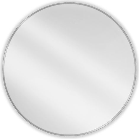 Mexen Loft specchio da bagno rotondo 90 cm, cornice inox - 9850-090-090-000-10 (1/5)