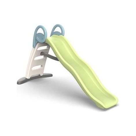 Toboggan Funny 2m – Double vague – Large pied stable – Échelle avec mains courantes – Traitement anti-UV pour extérieur – Smoby (1/5)