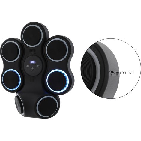 Entraîneur de Boxe Intelligent, Connectivité Bluetooth, Caractéristiques Musicales, noir (1/2)