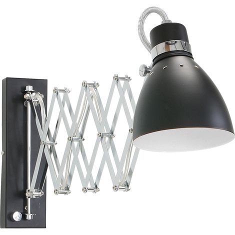 Steinhauer - aplique de pared - Spring - negro - metal - lámpara (1/4)