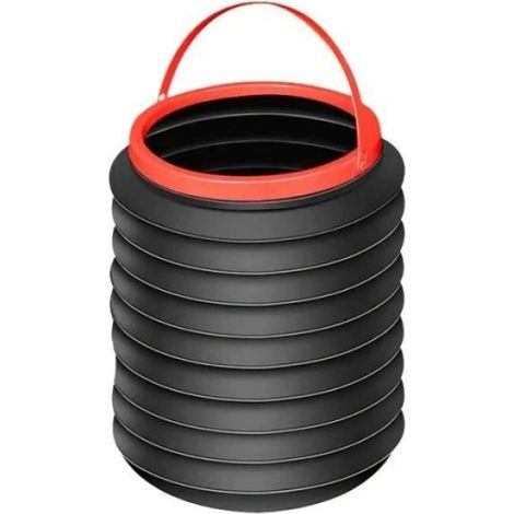 Poubelle de bord - Pliable - 4 L - Pour Voiture Camping Camion - 1 Pièce (1/4)