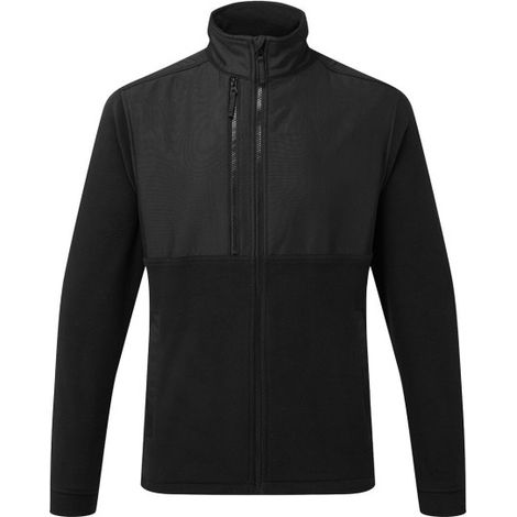 Jersey cuello ajustado pata protección del frío forro polar de poliéster WX2 Eco CD871 S Negro