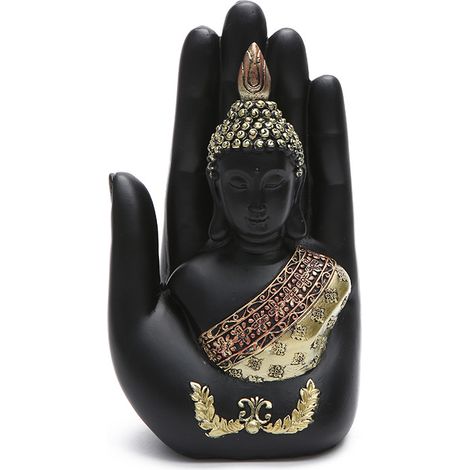 Buddha-Statue für Zuhause, Meditation, Geschenk, 17,8 cm, große Größe, kleine Buddha-Statue, meditierender Buddha, achtsam, Statue, Frieden, Harmonie, Buddha-Statue