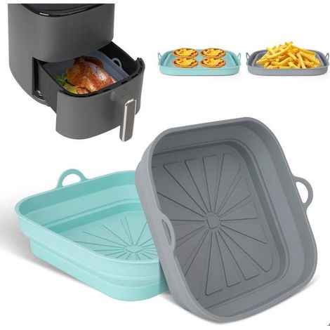 Accessoire Air Fryer Moule Silicone - Pliable - Résistant à la chaleur - 2 pièces (1/5)
