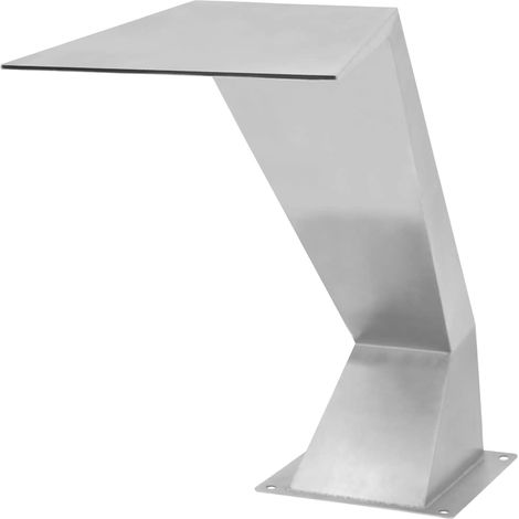 Fontaine d'étang Acier inoxydable 64 x 30 x 52 cm Argenté (1/5)