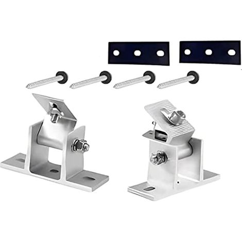 Pieds de support réglables pour panneaux solaires, robustes, lot 4 (1/5)
