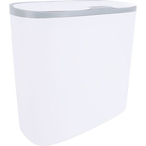 Poubelle intelligente à détecteur de mouvement, ouverture de 26 cm, alimentée par piles, couvercle automatique sans contact, capacité 14 L (1/5)