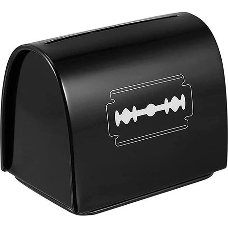 Étui de rangement pour lames de rasoir, boîte de collecte sécurisée, distributeur de lames, coffre de stockage domestique (1/4)