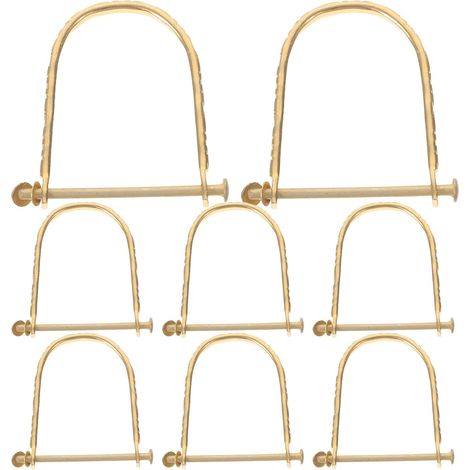 Kit de 4 rivets et clips pour de ventilateur - Fixations de rechange en métal - Kit de réparation pour éventails pliables en bambou et papier (accessoires) (1/5)