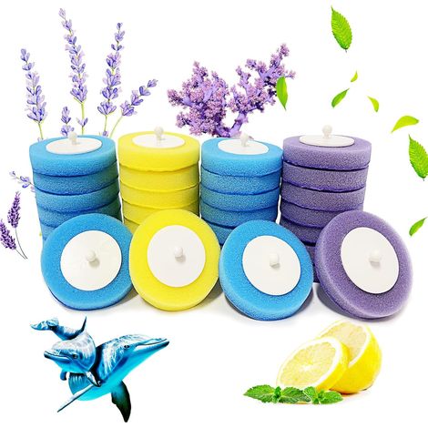 Juego de 32 cepillos desechables para inodoro, cabezales de cepillo de inodoro, sistema de limpieza de inodoro de un solo uso, cepillo de inodoro desechable (1/5)