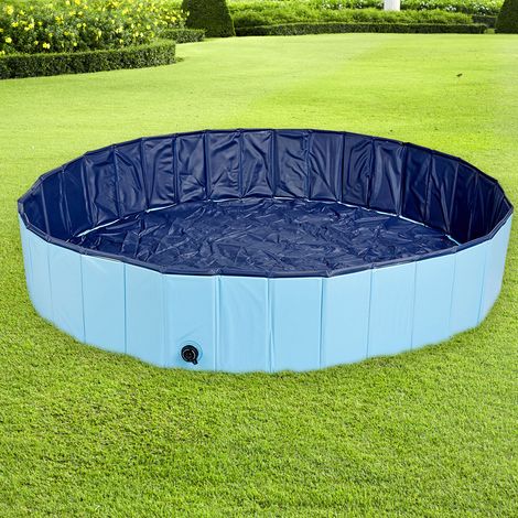 AQPET AqpetFriends Piscina in plastica per Cane Animali Domestici Pieghevole da Giardino Fantasia Fruit, 120x30 cm (1/5)