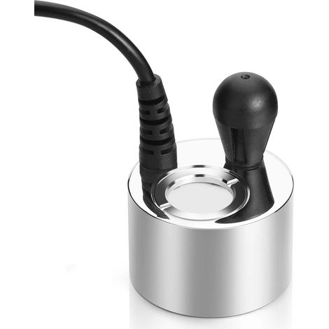Brumisateur Mist Maker à ultrasons Capacité d'atomisation en acier inoxydable, atomiseur à tête unique, pour aquarium de rocaille et piscine pour fontaine, étang, aquarium, jardin