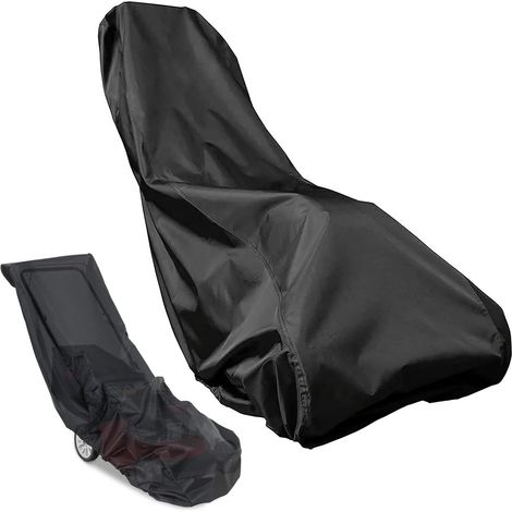 Telo copri tosaerba, telo copri tosaerba impermeabile Oxford 210D per esterni/interni con coulisse e borsa portaoggetti, 193 x 112 x 64 cm (1/5)