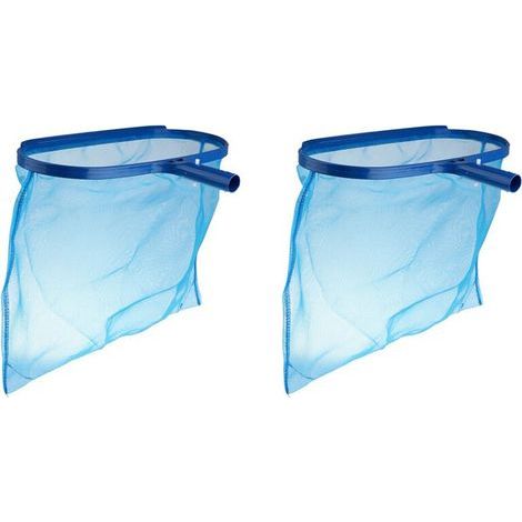2 Pièces Outil de Piscine à Ordures Sélecteur de Feuilles en Eau Profonde Équipement de Nettoyage Filet de Pêche (1/4)