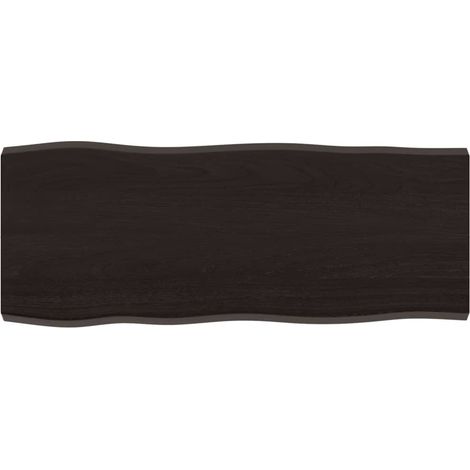 Dessus de table Dessus de bureau Plateau de table bois massif traité bordure assortie