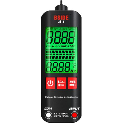 Multímetro mini Nannigr A1 TRMS NCV con detección automática y sin batería. (1/5)