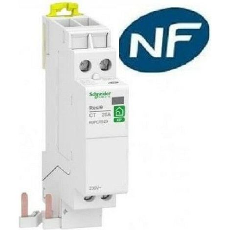 Schneider Electric – Contacteur à clé 2NO 20A – Commande automatique fiable – Pour équipements électriques – Schneider Resi9