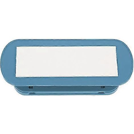 Support de prise sans clou, organisateur de multiprise mural, enrouleur de câble pour multiprise, support de prise suspendu, bleu (1/4)