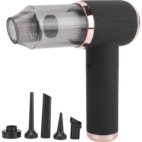 Aspirateur Voiture sans Fil, 45000PA Aspirateur Balai avec Moteur sans Balai 220000TR/MIN, 4 en 1 Aspiration Soufflage Gonflage, Batterie 3000mAh Charge Rapide Type C, Filtre (1/5)