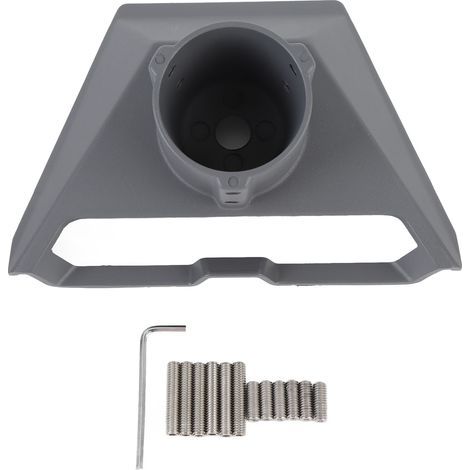 Aluminum Alloy Antenna Hose Adapter V3 - Adjustable Angle, Secure Mounting (Gray) (1/5)