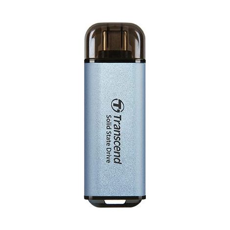 Transcend ESD300C - SSD Esterno da 1TB con USB 3.1 Gen 2 (10Gbps) e Tipo C, Alta Velocit� e Affidabilit� (1/3)