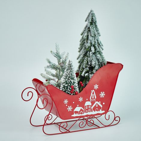 traîneau décoré pour Noël (1/5)