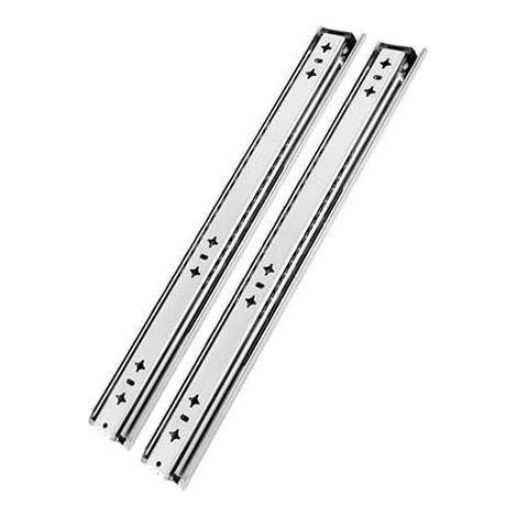 2 glissières de tiroir robustes 53 mm, capacité charge 260 lb, à pour (1/5)