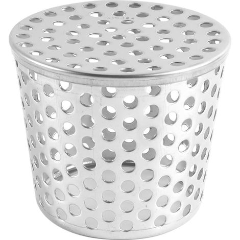 Protection de gouttière en acier inoxydable, protection de gouttière, tuyau de descente pour évacuation de toit plat, canalisations et tuyaux de descente, tamis de gouttière (83 mm) (1/5)