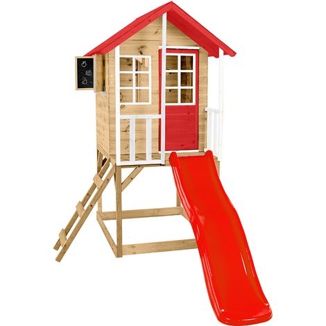 Zwerkules Lolla 1  Maison sur pilotis pour enfants avec toboggan