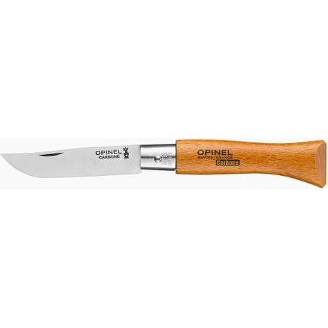 Navaja acero carbono nº5, hoja de 6cm. opinel